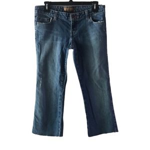 Tommy Jeans distressed cropped denim capris